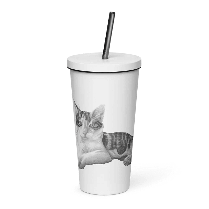 Cat Drawing Straw Cup product image (1)