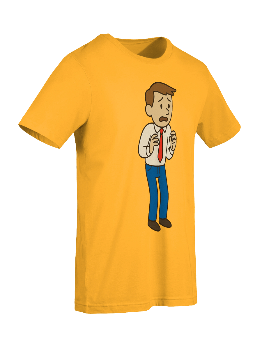 Business Casual Anxiety: "Ted the Terrified Teacher" Unisex T-Shirt product image (94)