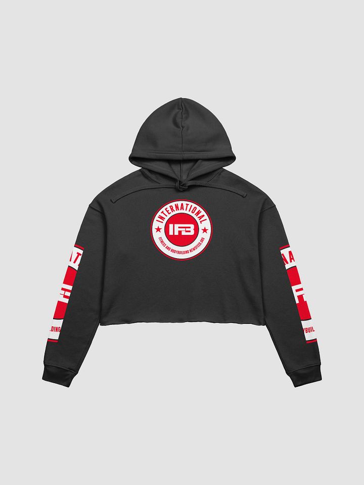 IFBNewsfeed.Org's Bella+Canvas Fleece Crop Hoodie product image (1)
