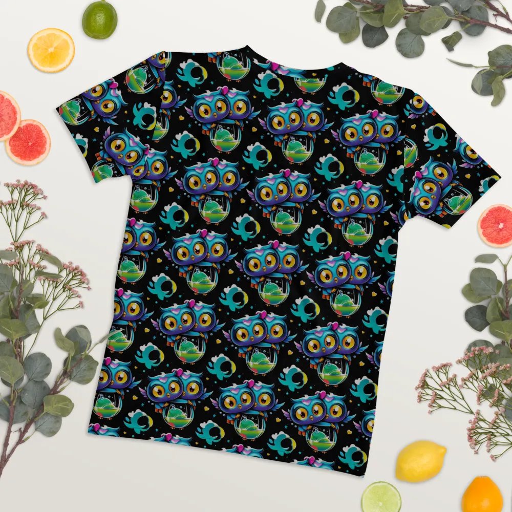 Kawaii Owls All Over Print T-shirt product image (8)