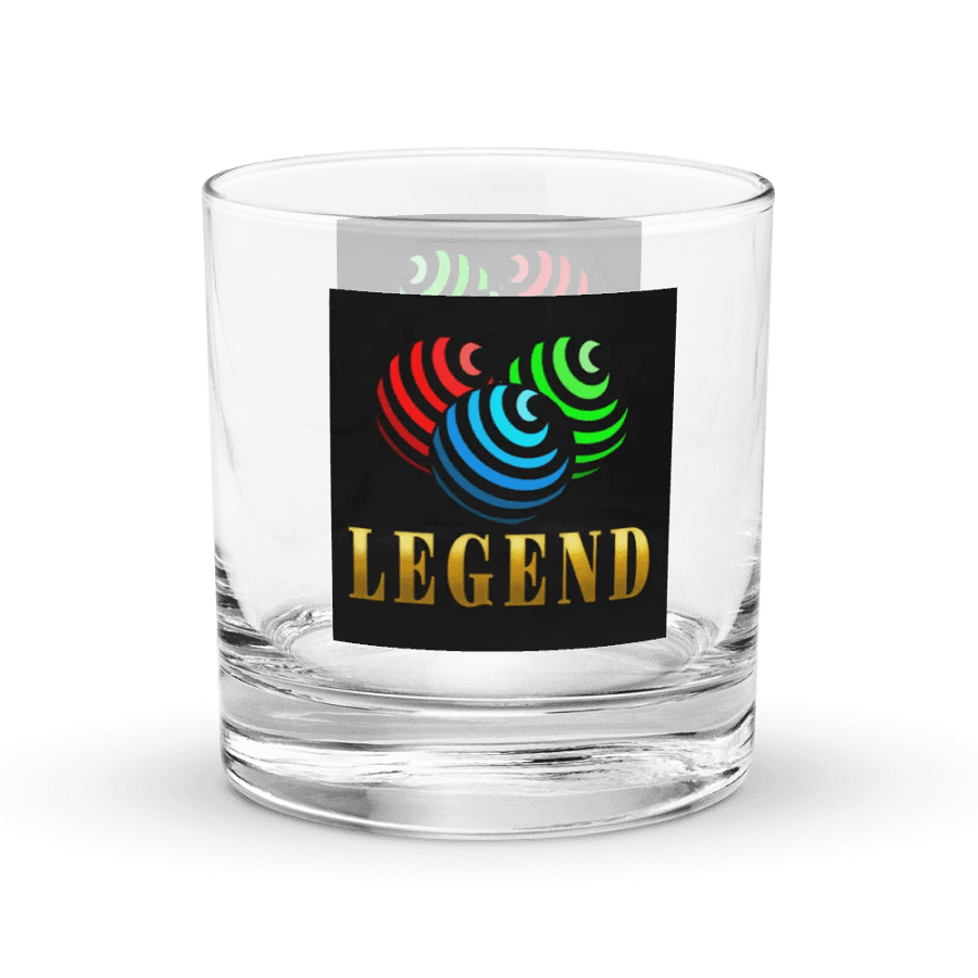 LEGENDS LOGO ROCKS GLASS product image (1)
