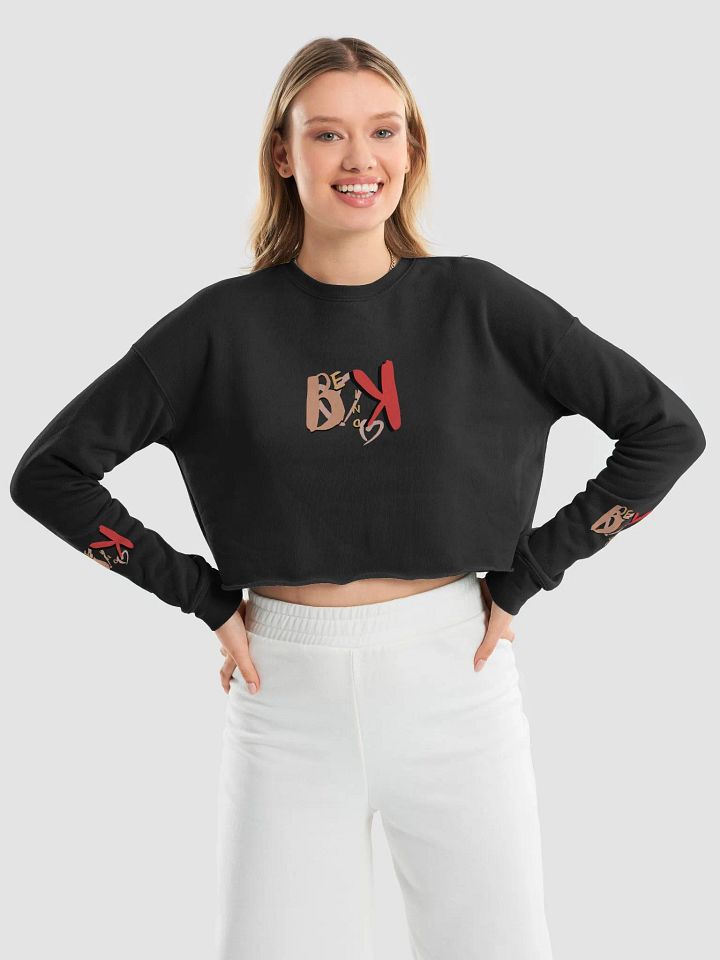 Be Kind Fleece Crop Sweatshirt product image (1)