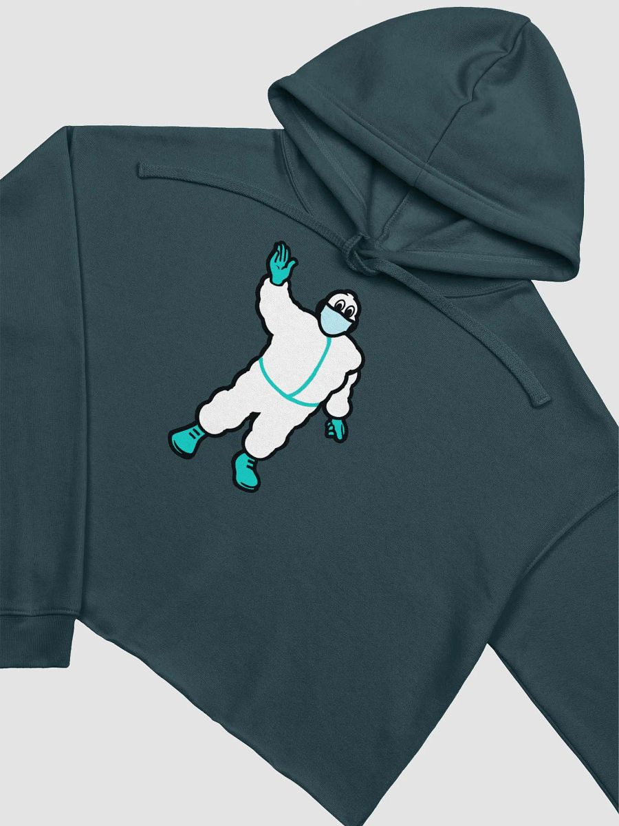 Dr Bibendum Bella+Canvas Fleece Crop Hoodie product image (3)
