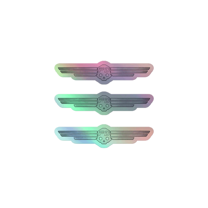 Skull Parental Divers Holographic Sticker Set product image (1)