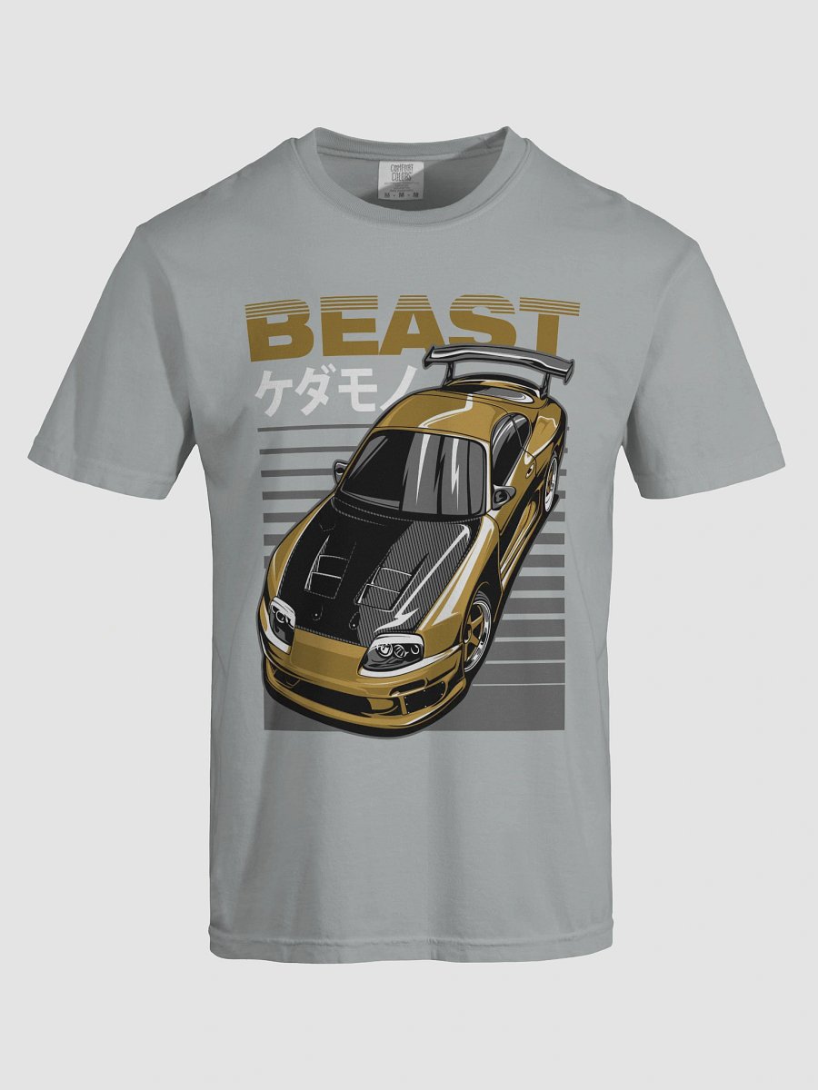 Golden Beast Car Illustration T-Shirt product image (59)