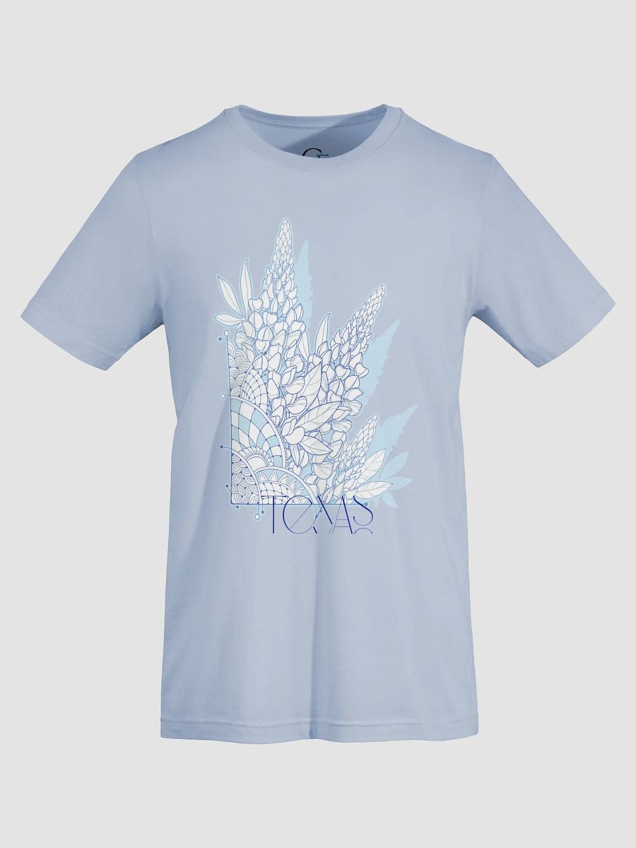 Texas in Bloom: Minimal Bluebonnet Line Art Tee product image (49)