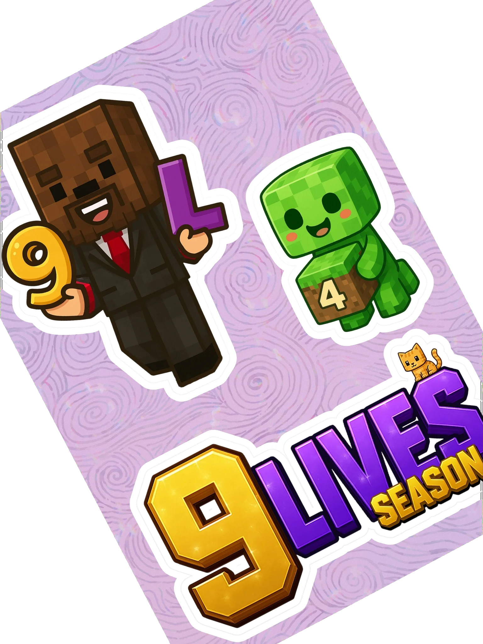 9LS4 OvergrownChewie Sticker Sheet product image (2)