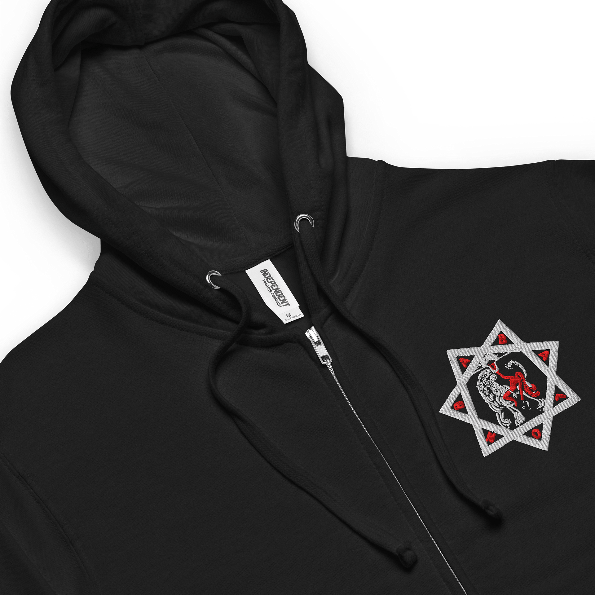 Scarlet Woman Embroidered Zip Hoodie product image (5)