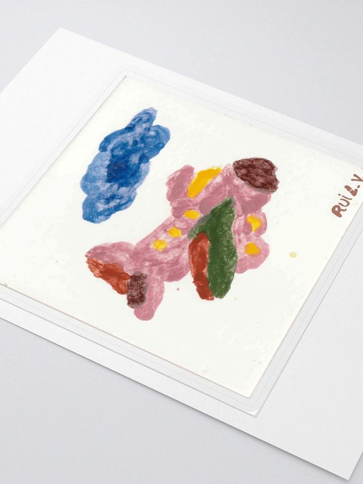 Kid Airplane (Kiss Cut Sticker Sheet with Background) product image (2)