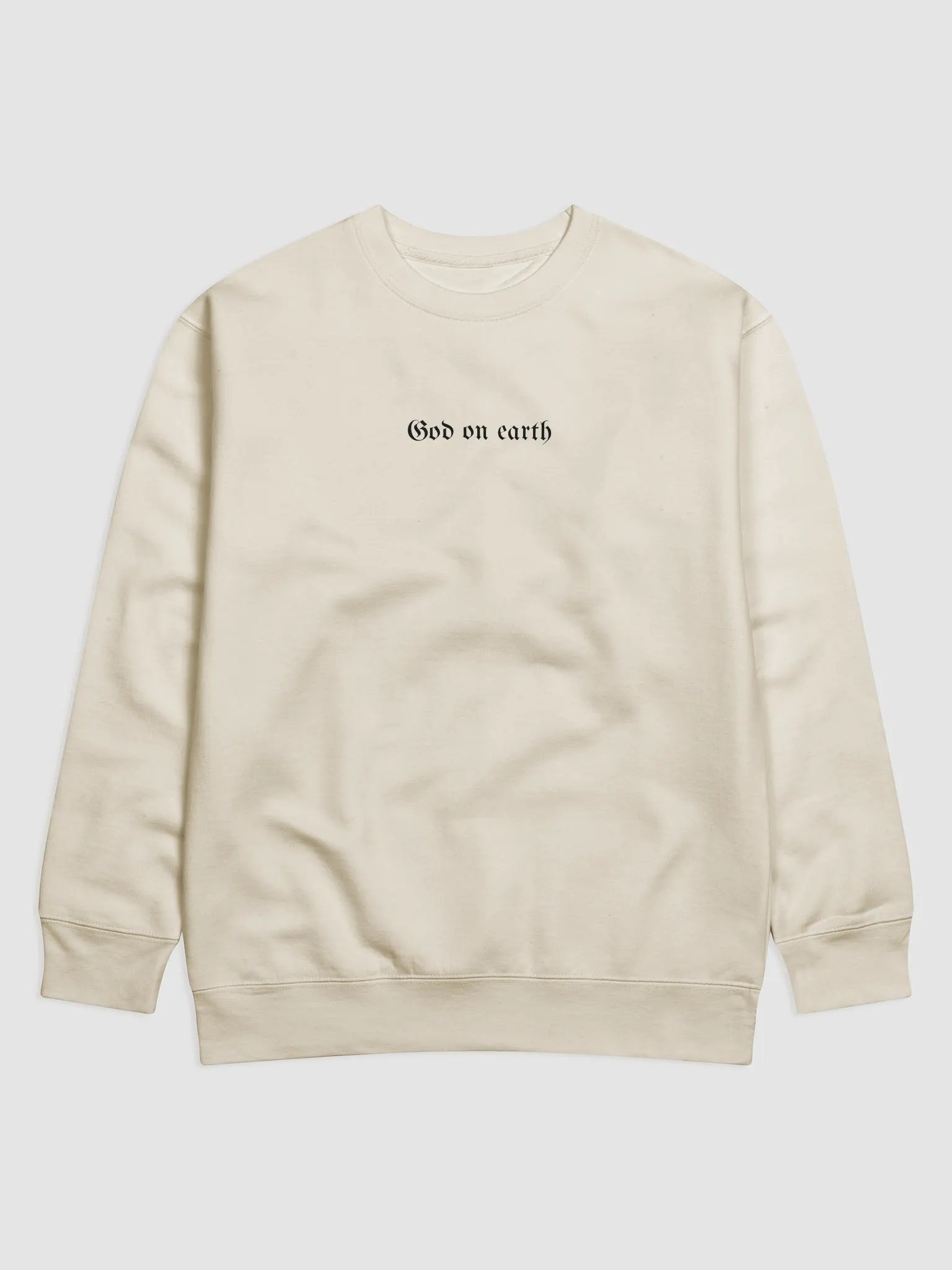 God on earth Philippians 2:8 ( Long-sleeve) crew neck unisex product image (2)