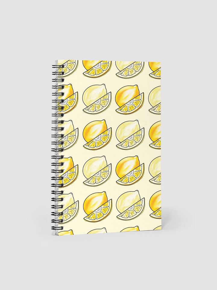 Lemons Lemons Everywhere Patterned notebook product image (1)