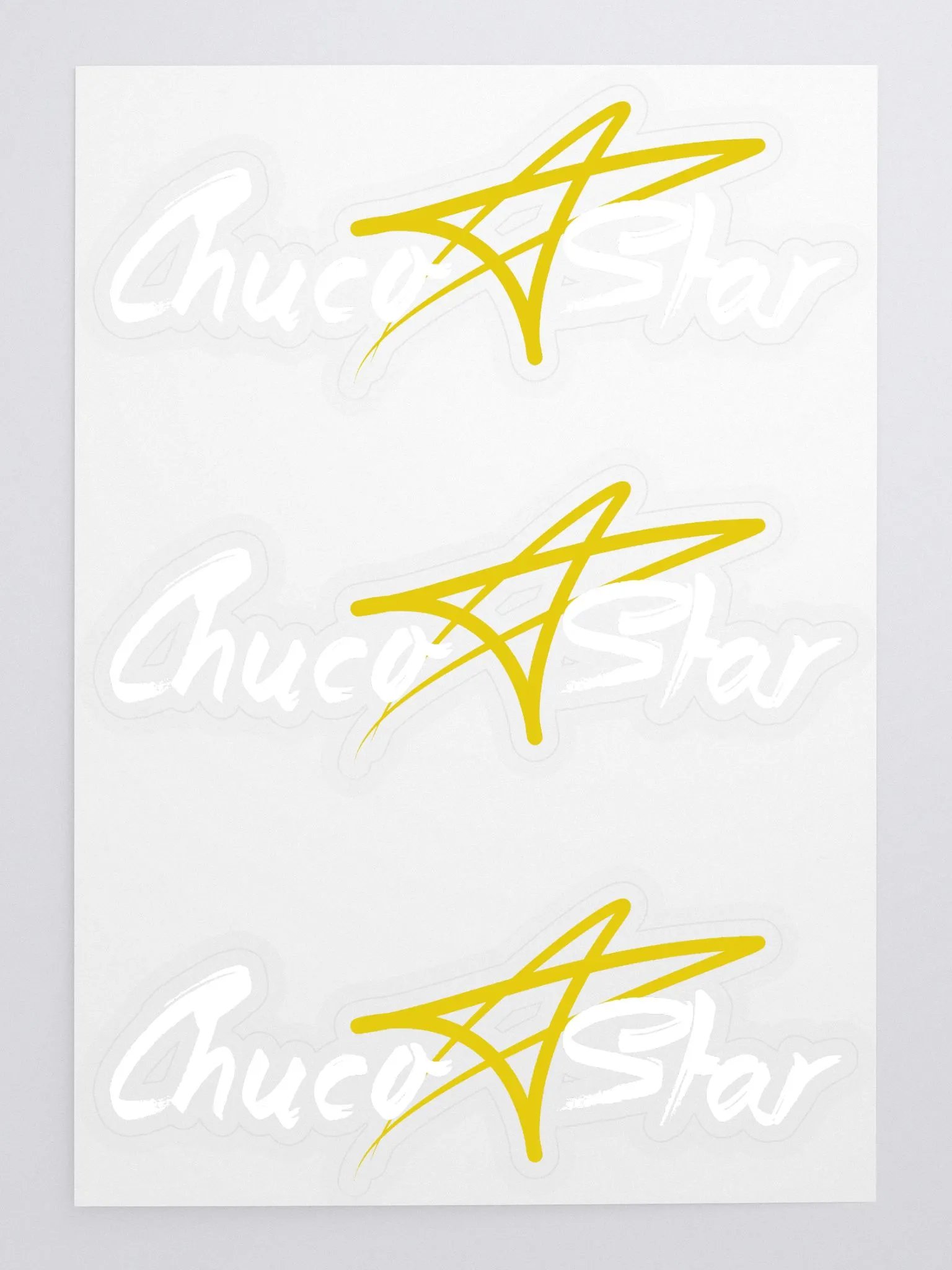 Chuco Star Classic Sticker Sheet product image (1)