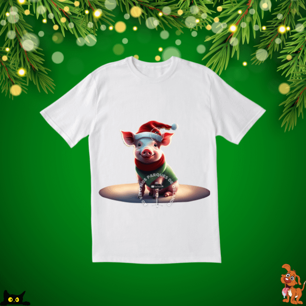 Christmas Pig 🐽 T-Shirt product image (1)