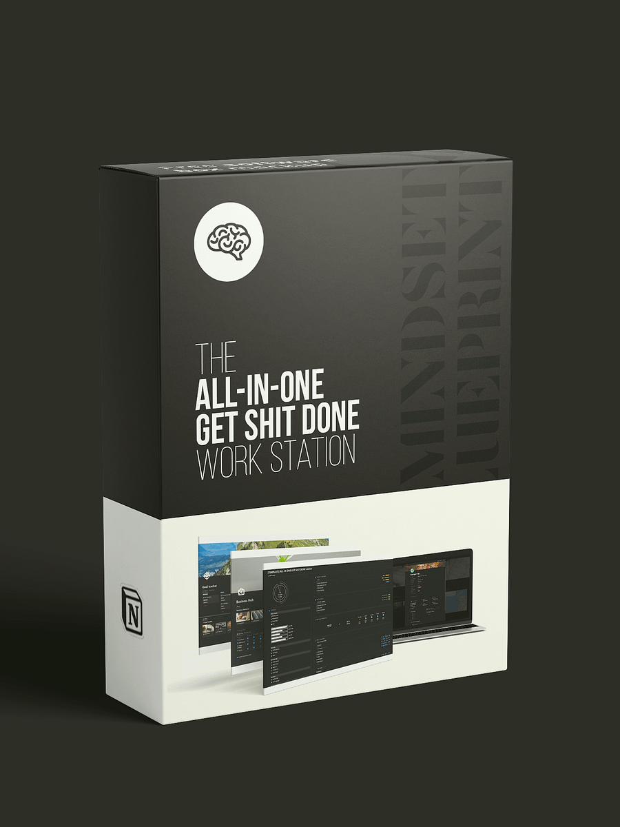 The ALL-IN ONE GET SHIT DONE Work Station - Notion product image (1)