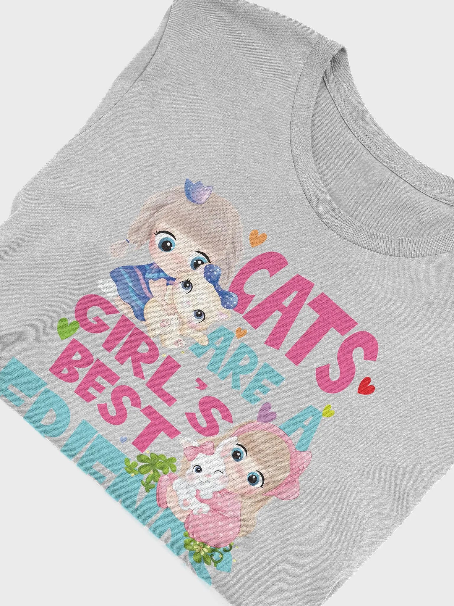 Cats Are A Girls Best Friend - Cat Lover Cat Owner Funny For Any Cat Breed T-Shirt product image (5)