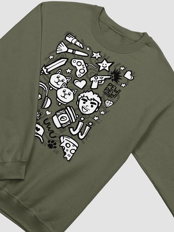 J-Doodle Sweatshirt (Olive) product image (1)