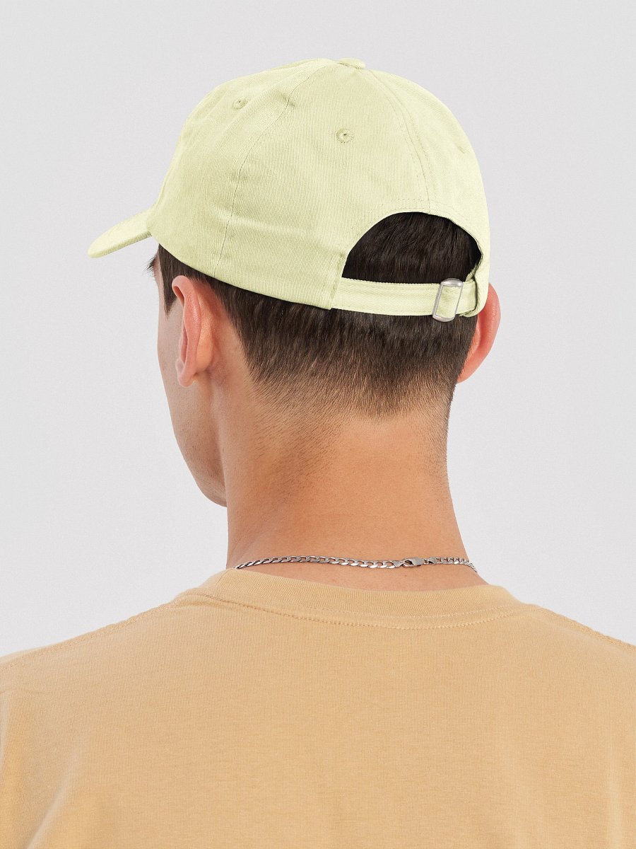 Casquette jaune pastel Mascotte Pouet brodée product image (8)