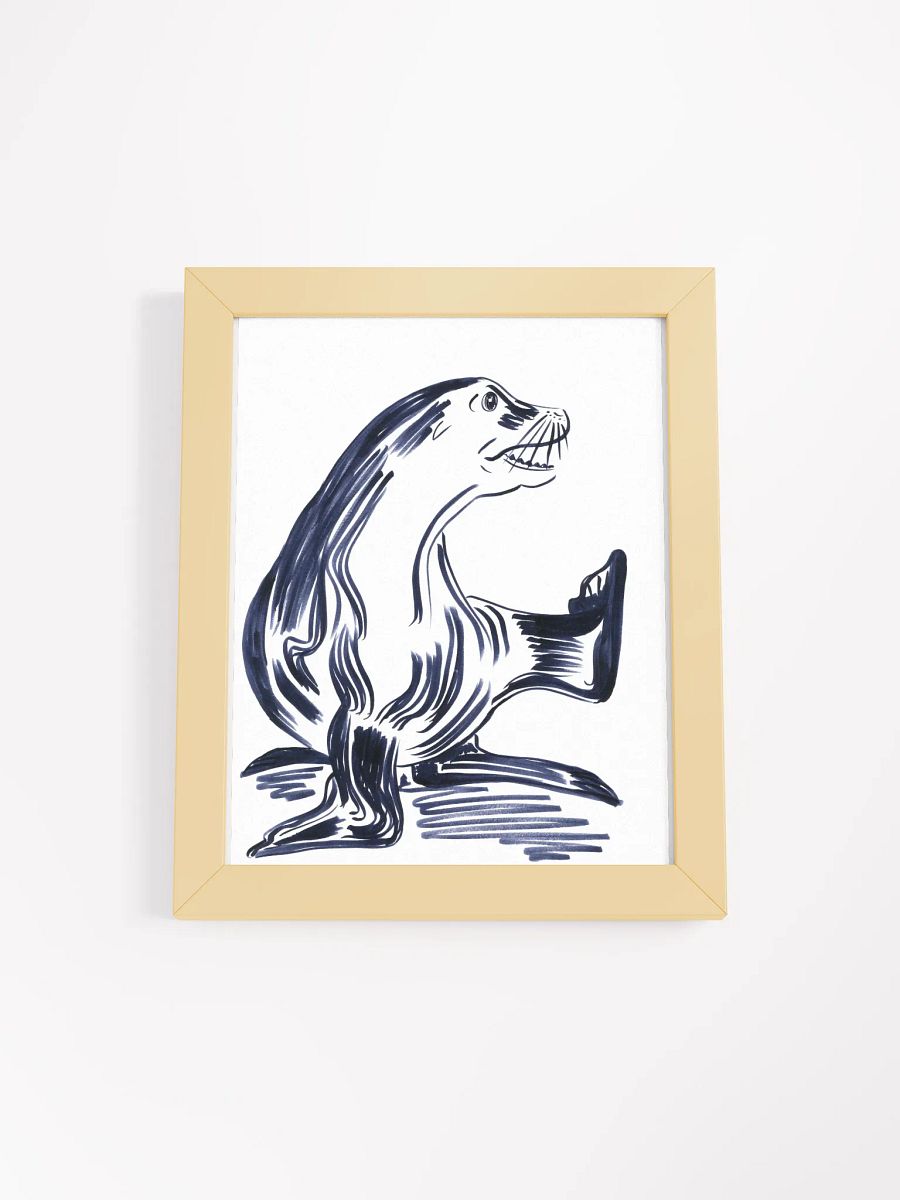 Happy Seal Framed Print product image (6)