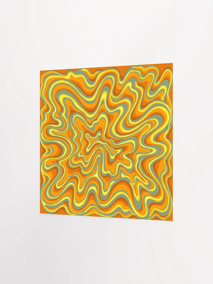 Radiant Swirls Matte Poster - Stone No. 4 product image (2)