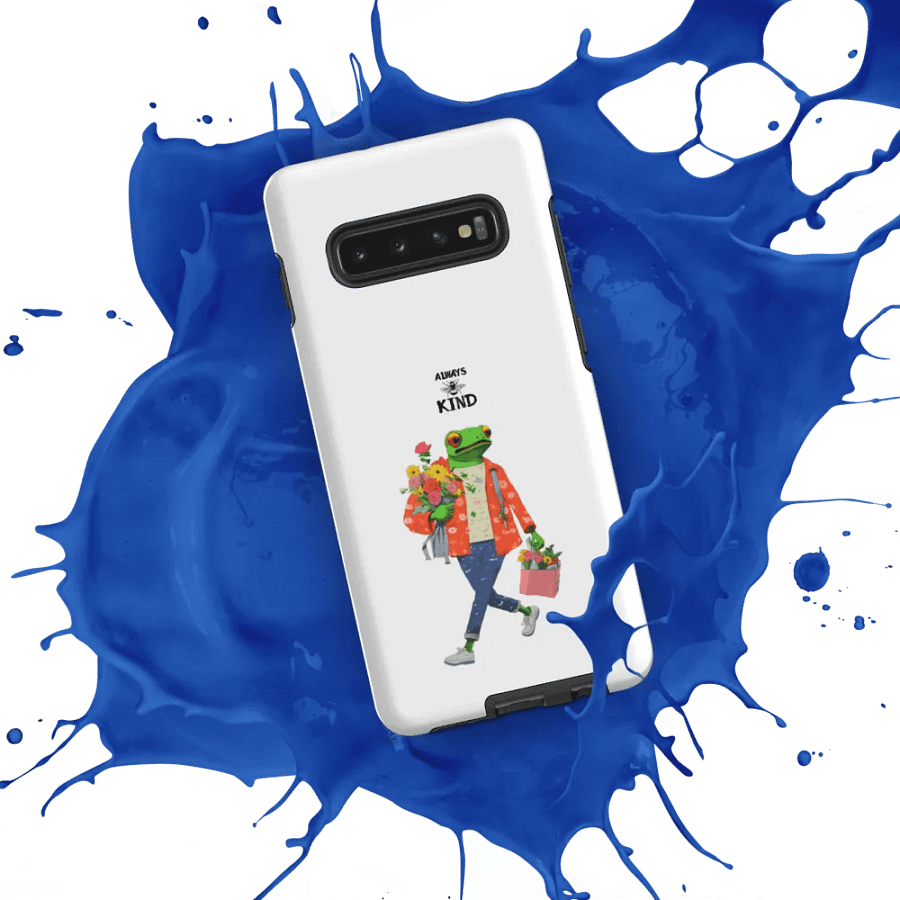'Always Bee Kind' Stylish Frog Samsung Tough Case product image (7)