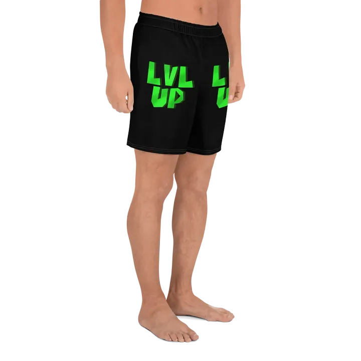 LVL UP Mens Black Workout Shorts product image (2)