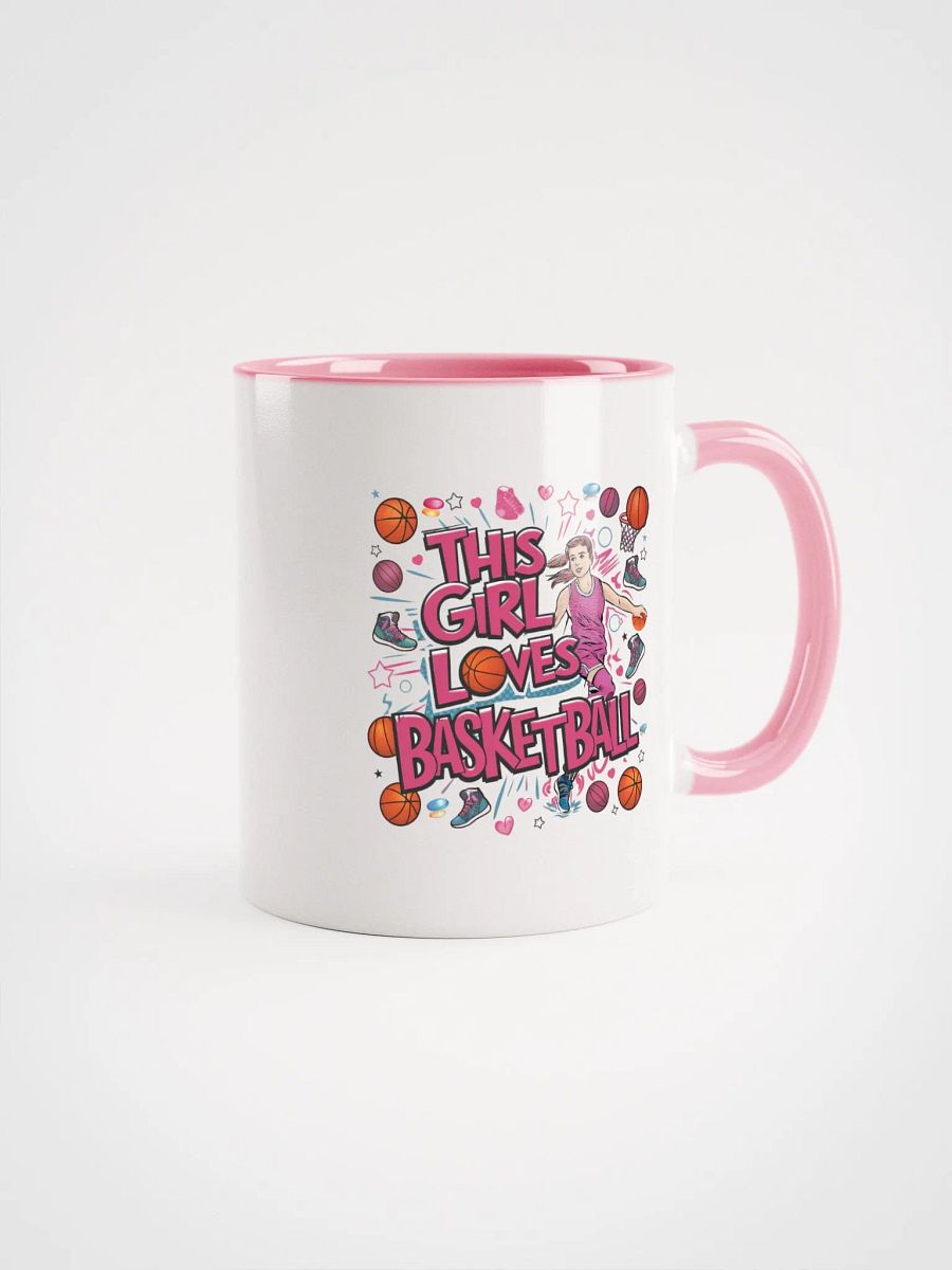 This girl Loves basketball mug product image (1)