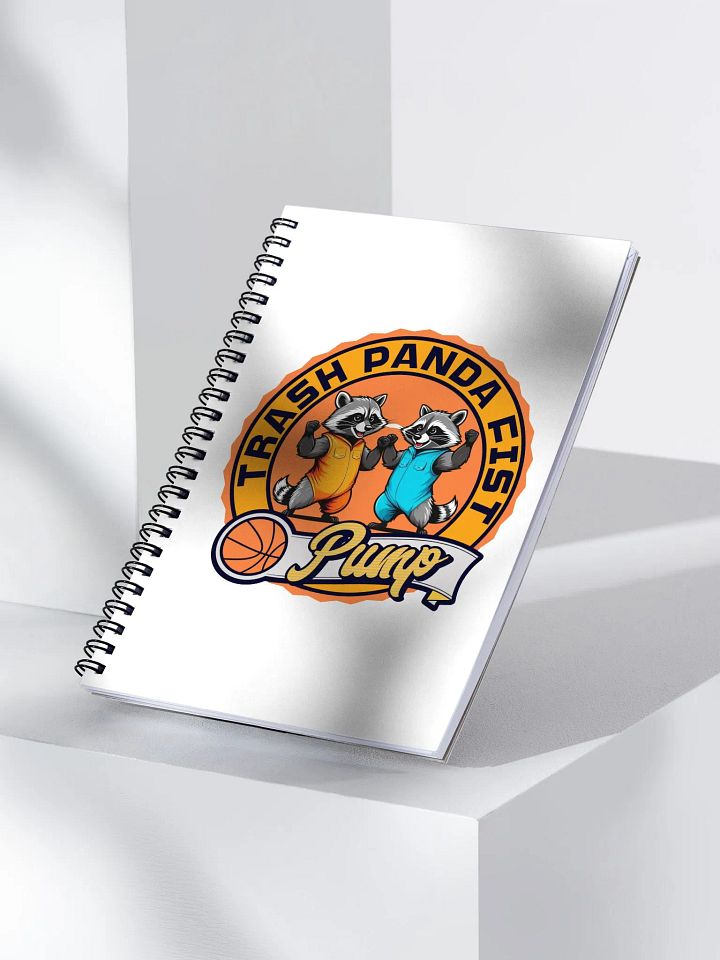 Trash Panda Fist Pump Basketball Spiral Notebook product image (2)