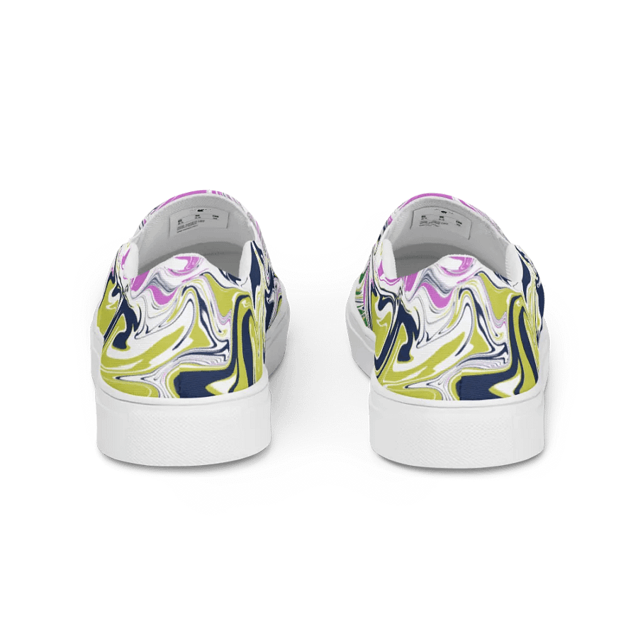 Marbled Dreams Slip-On Canvas Shoes product image (4)