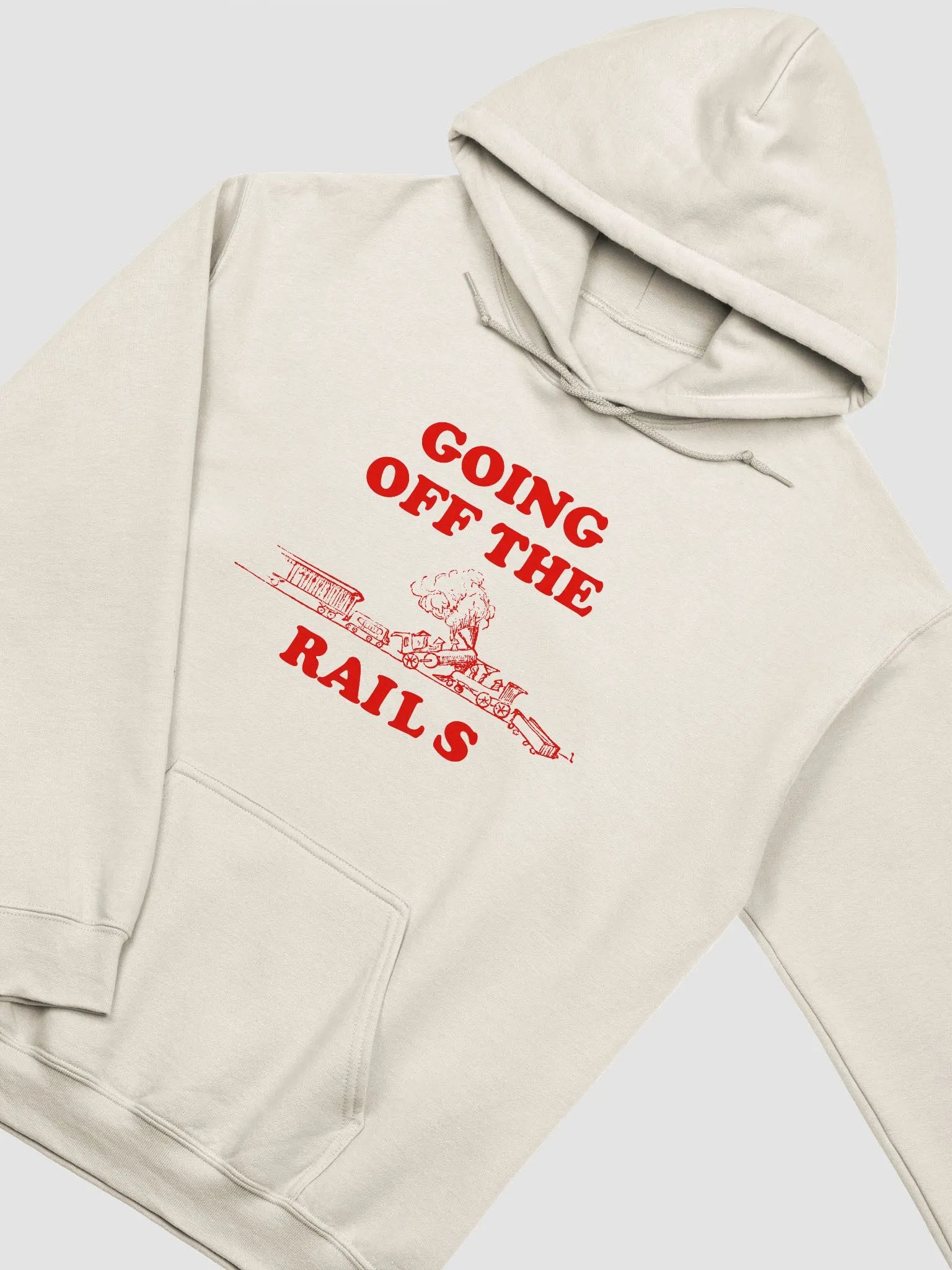 Going off the rails Hoodie product image (3)