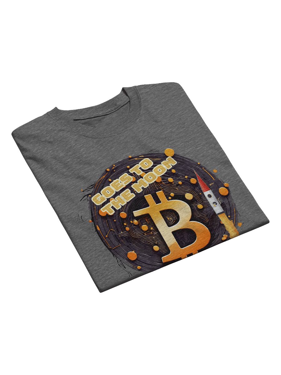 Bitcoin Rocket Rise Tee, Bold Crypto Graphic, Ideal Gift product image (3)