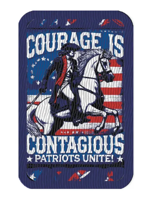 Courageous Patriots Embroidered Patch product image (3)