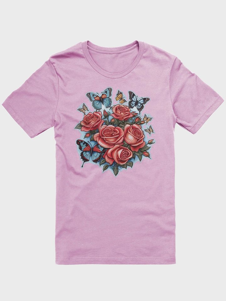 Beautiful Butterflies and redl Roses Supersoft T-Shirt product image (29)