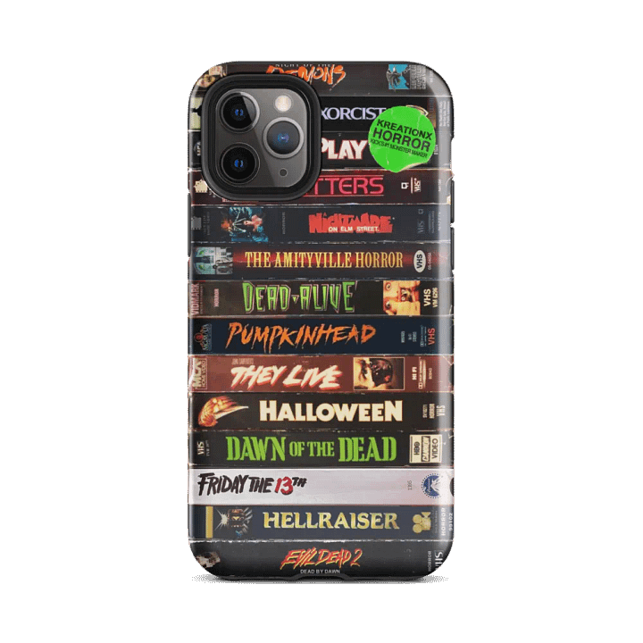 Horror VHS Stack iPhone® Tough Case product image (25)