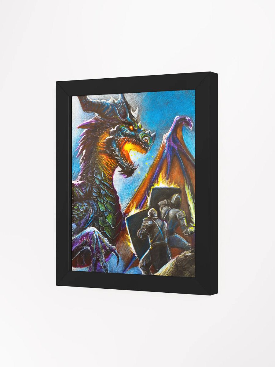 Dragon's Fury Matte Print Framed product image (3)