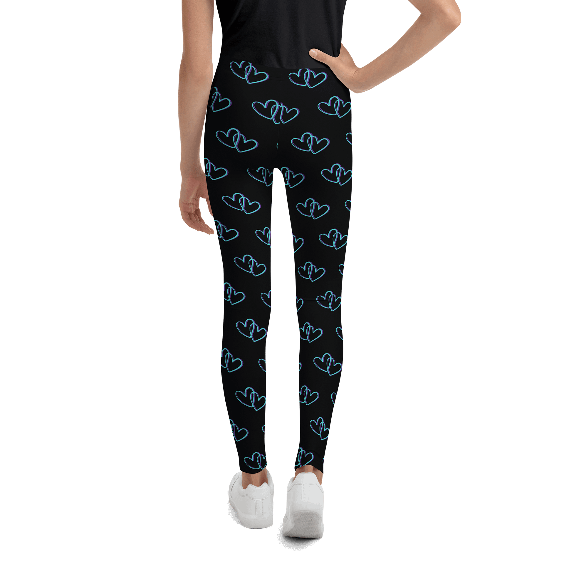 Black Heart Youth Leggings product image (3)