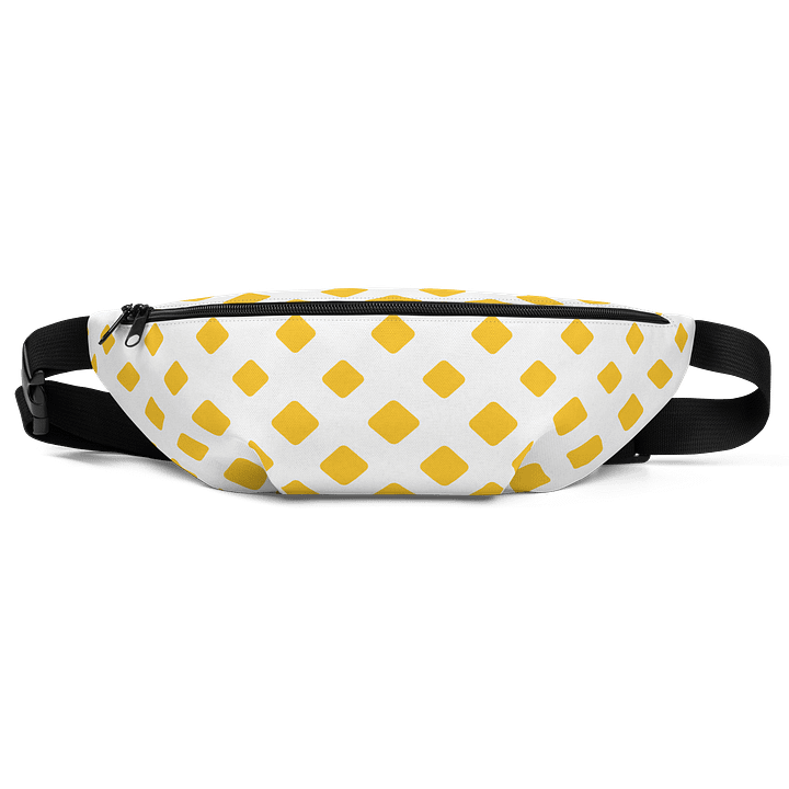 California Vibes Yellow and White Fanny Pack (Waist Bag) product image (1)