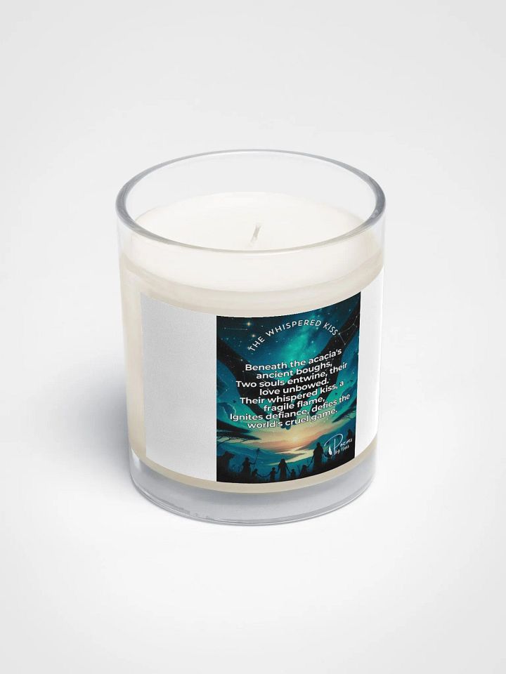 The Whispered Kiss Poetry Candle. Africa Pride 2024. LGBTQ Gay Pride product image (2)