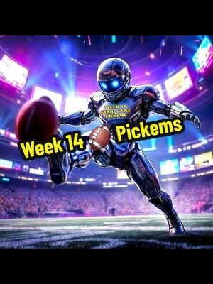 🏈 Good Gainz Weekly Pickems - 2025 (Week 14) 🏈 . 🤖 Fox Sports Robot Is Even Ready For These Rivalry Matchups‼️ 📝 LET'S KICKOFF WEEK 14 With Some Extra Jackets, Because These Rivals Are Colder Than The Weather 🥶  💬 Tell Us Who You're Placing Your Bets On To Win This Week & Complete Those Thrilling Parlays 🤙 🔗 GoodGainzCardBreaks.com 👕 Grab Some Merch ☝️ .. #pullingsomegoodgainz🔥 #aiart  #weeklypicks #footballisback #holidaydeals 