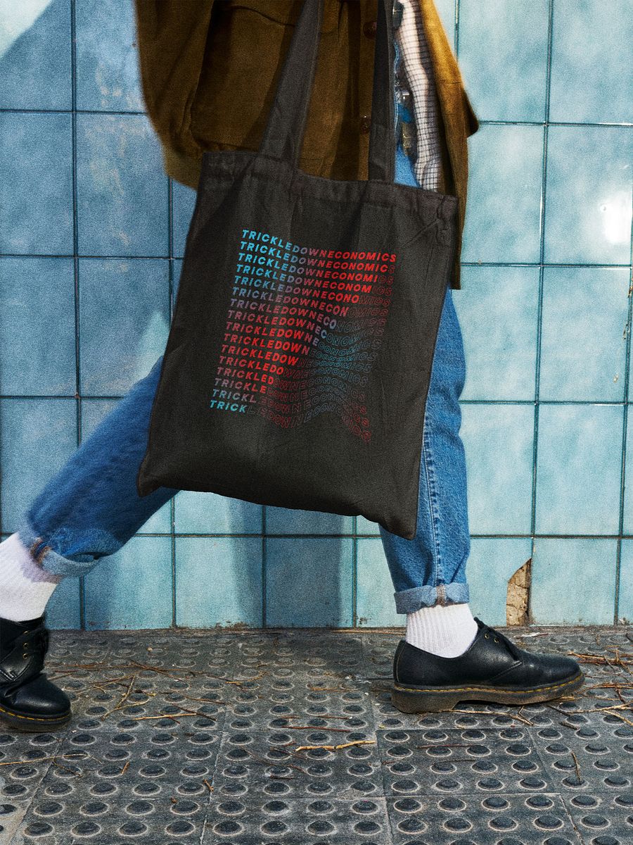 Trick Economics Tote (gradient on black) product image (3)