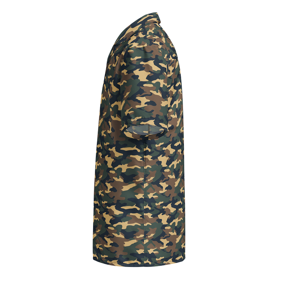 Camo Print Men’s Button-Up Shirt product image (3)