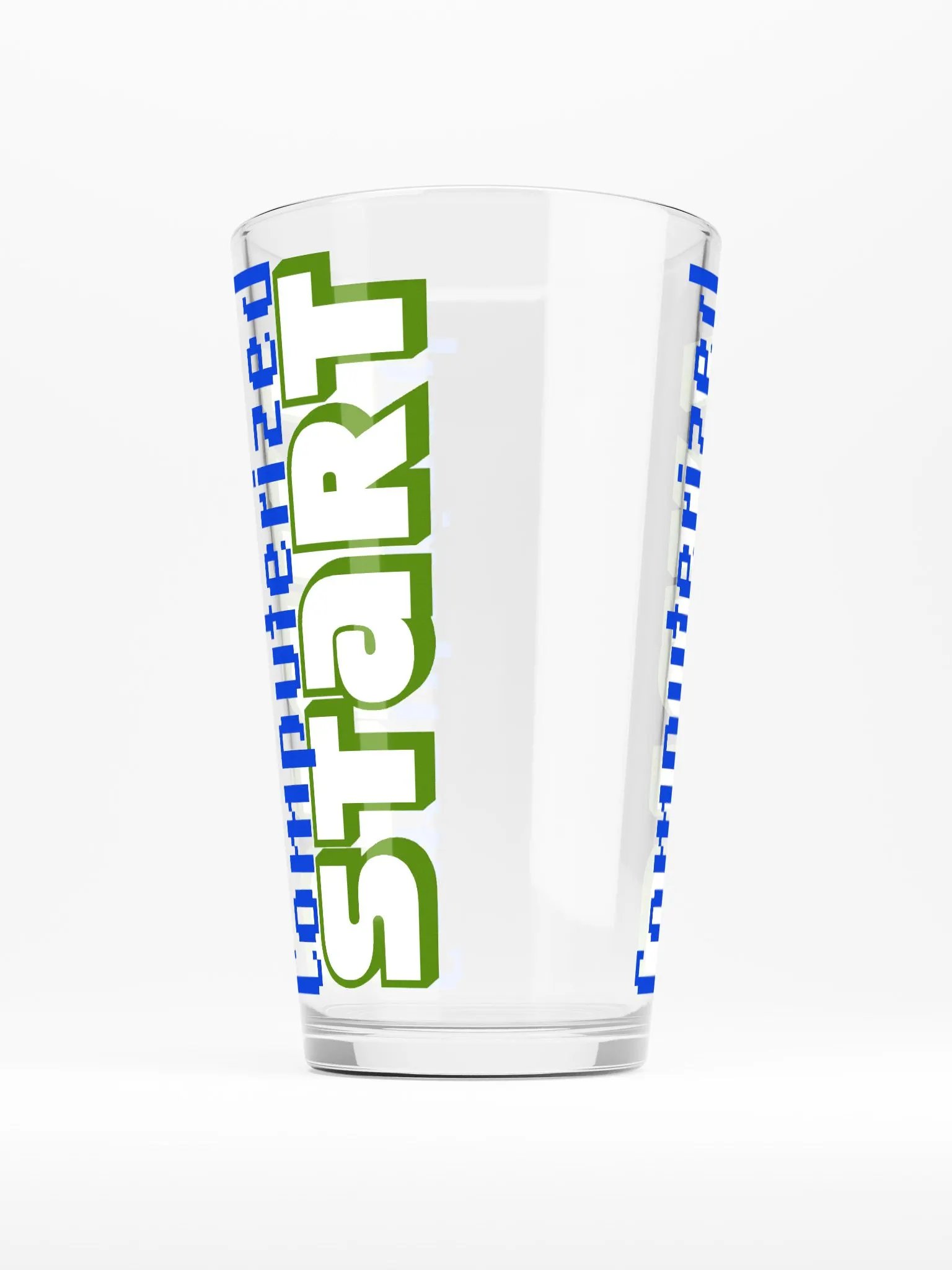 Computerized Start™ Vertical Logos Shaker Pint Glass product image (2)