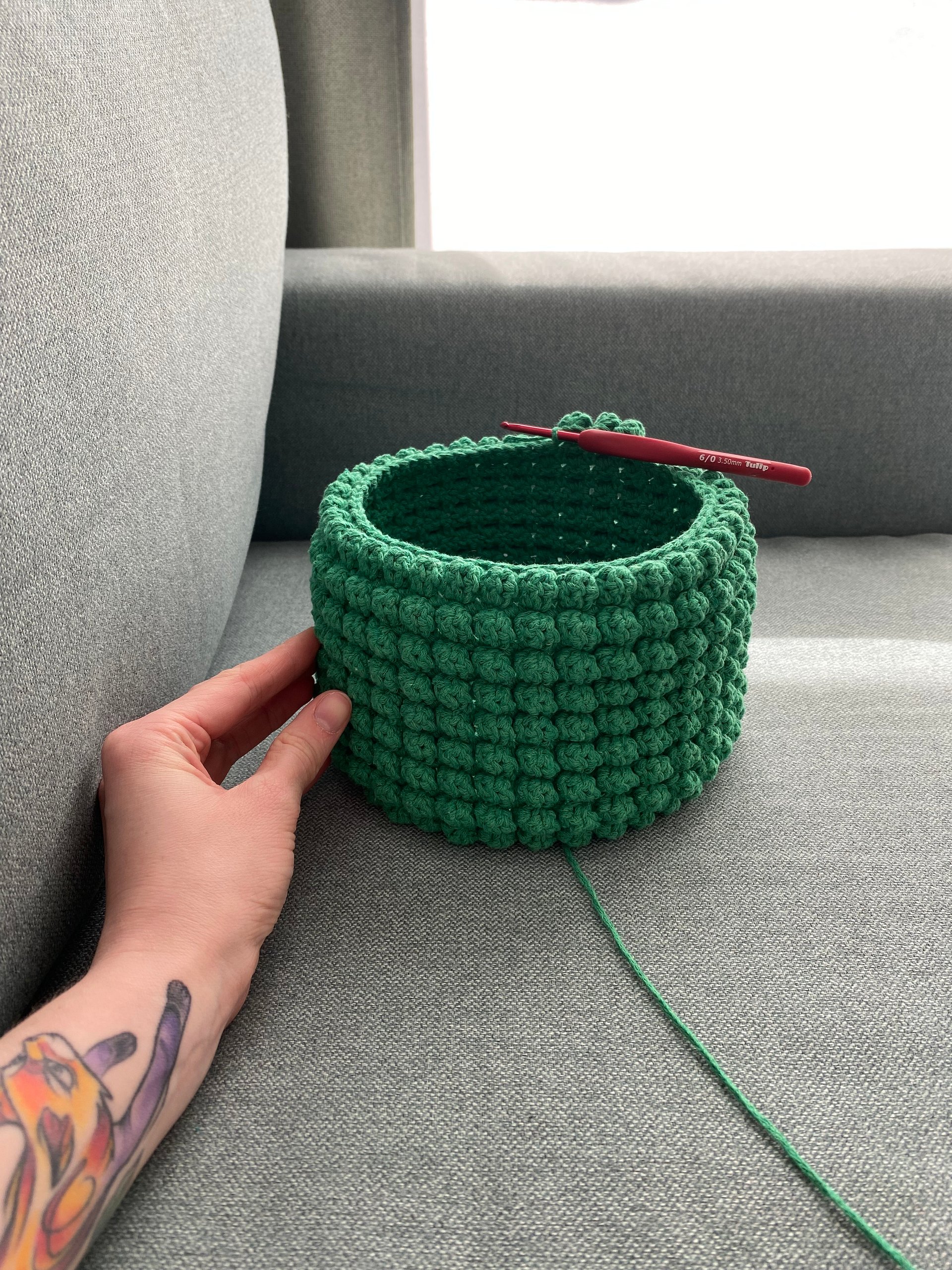 Crochet Pattern Green Pea Bag (PDF Pattern and YT English Video Tutorial) product image (9)