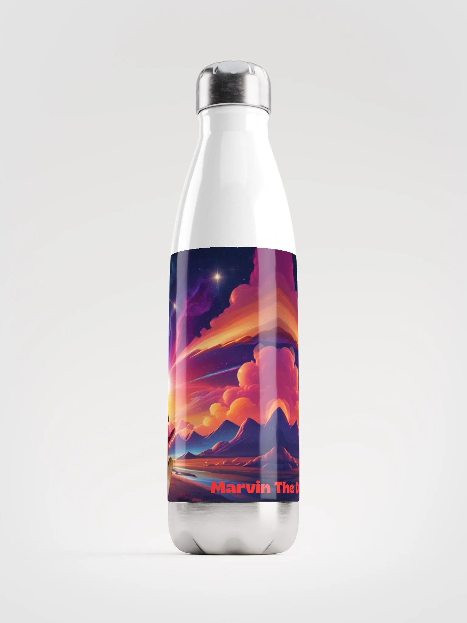 Marvin The Dog© Cosmic Adventure Water Bottle product image (3)