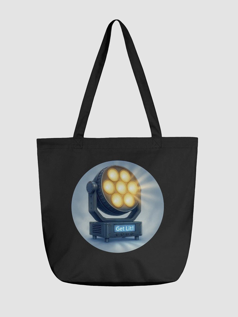 Theatrically Jerry: "Get Lit!" Moving Head Wash Light Tote Bag product image (2)