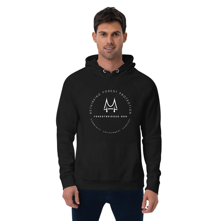 Forest Bridges Fall Colors Hoodies with Grayscale Emblem on Front product image (6)