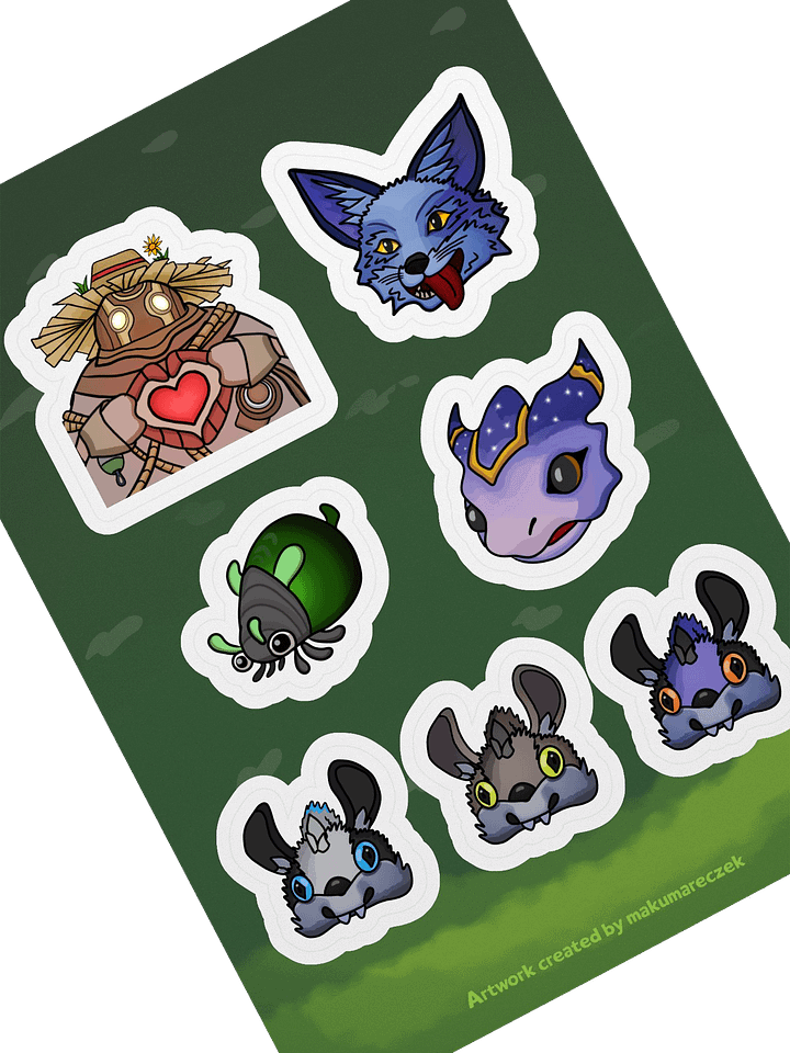 Palia Emotes Set - Kiss Cut Sticker Sheet product image (2)