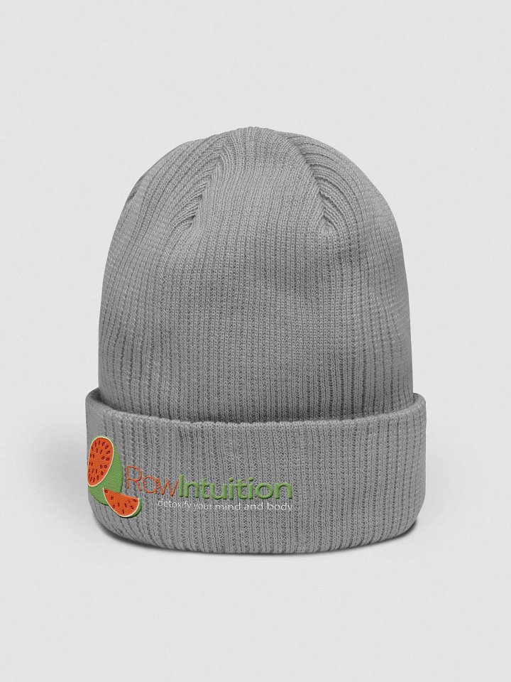 Watermelon Slice Logo Organic Beanie product image (2)