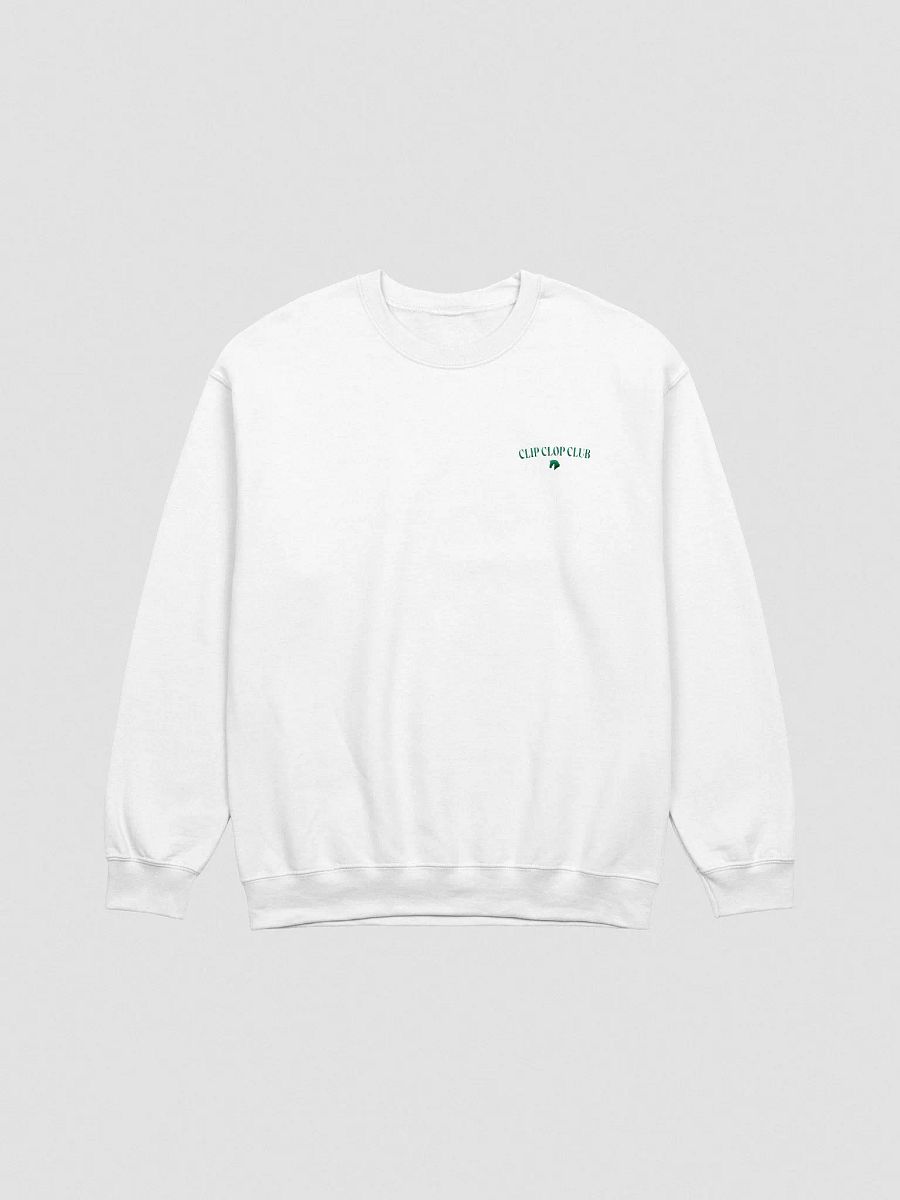 clip clop club emblem embroidered crewneck product image (14)