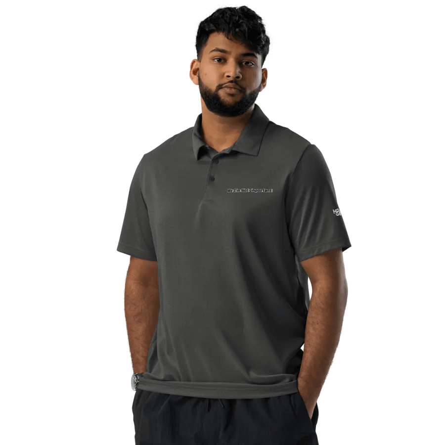 Space-Dyed Polo Shirt - Embroidered - Mr I'm Not Important product image (14)