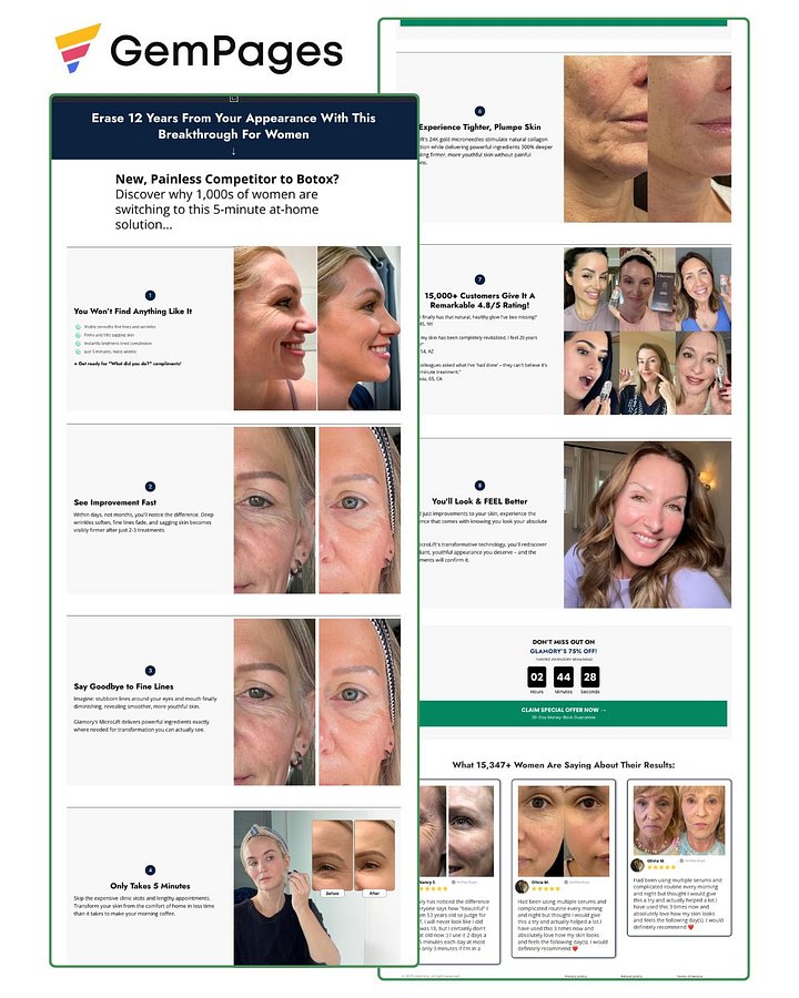 Try-Glamory Listicle Page | Gempages product image (1)